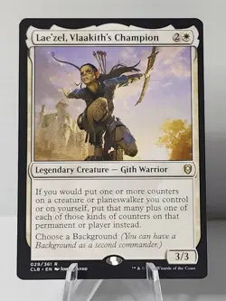 x1 Lae'zel, Vlaakith's Champion Commander Legends: Battle for Baldur's Gate NM/M - Image 1