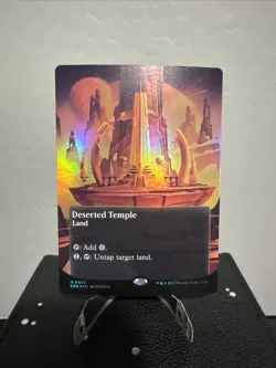 Deserted Temple (0056) (Borderless) Edge of Eternities: Stellar Sights Foil - Image 1