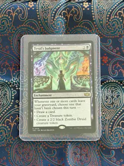 Magic: The Gathering Teval's Judgment Rare Enchantment 2023 Black Regular EN - Image 1
