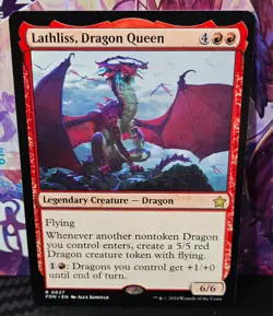 magic the gathering - Lathliss, Dragon Queen - Legendary Creature - Rare - Red - Image 1