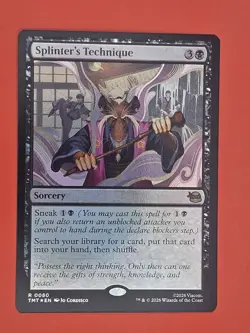 Splinters Technique mtg Rare 0080 Magic: The Gathering TMNT - Image 1