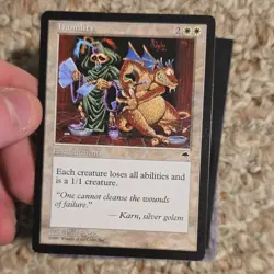 Magic The Gathering MTG Humility Tempest Enchantment Rare White Regular 1997 - Image 2