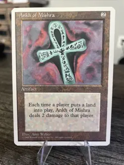 MTG Magic the Gathering 4th Edition (1995) - Ankh of Mishra - Image 1