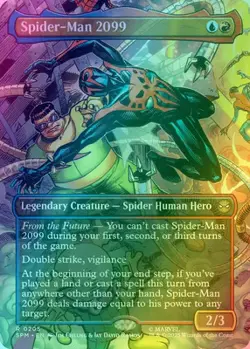 MTG - Spider-Man 2099 - Borderless - SPM 205 - Foil - NM - Image 1