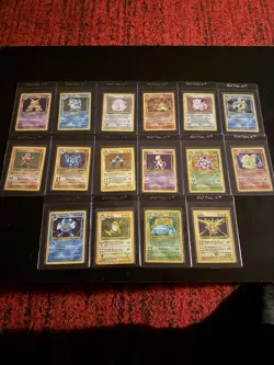 Pokemon Base All Holos Set Lot 16 Cards Charizard Blastoise Venusaur WOTC - Image 1