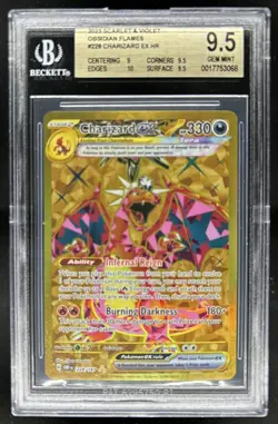 2023 Pokemon SV Obsidian Flames - OBF EN Charizard ex #228/197 BGS 9.5 - Image 1