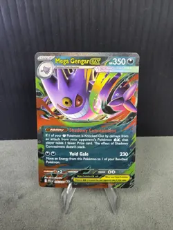 Mega Gengar ex 056/094 Me02: Phantasmal Flames Holo Pokemon TCG NM 🔥 - Image 1