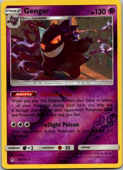 Gengar Rare SM - Unbroken Bonds 70/214 Reverse Holo NM - Image 1