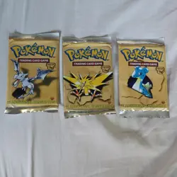 (READ DESCRIPTION)Pokemon Fossil Booster Packs All Art 1st edition - Image 1