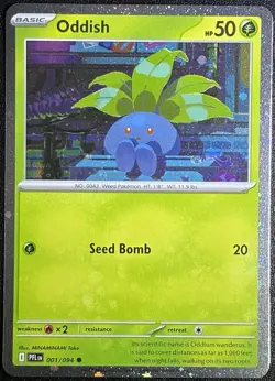 Pokemon Phantasmal Flames Oddish 001/094 Gloom 002/094 Vileplume 003/094 Cosmo - Image 3