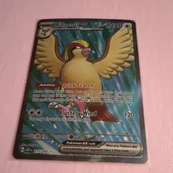 Pokemon Obsidian Flames Pidgeot EX: Ultra Rare Full Art Holo 217/197 - Image 1