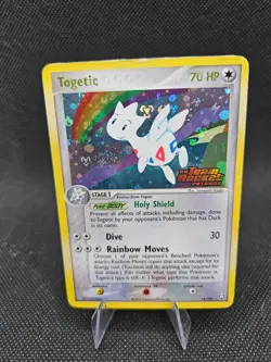Togetic 14/109 Pokemon Team Rocket Returns Reverse Holo MP SWIRL - Image 1