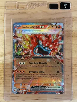 2025 Pokemon Prismatic Evolutions H Mask Ogerpon EX 017 - Taby Card™ MINT 9 - Image 1