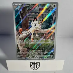 Pokemon TCG - Meowth 106/094 Phantasmal Flames - Illustration Rare Holo - NM - Image 1