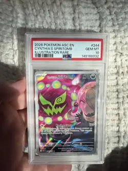 2026 POKEMON ASC EN-ASCENDED HEROES ILLUSTRATION RARE CYNTHIA'S SPIRITOMB PSA 10 - Image 3