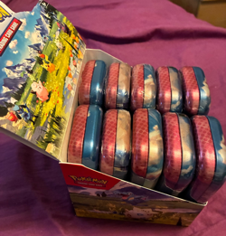 POKEMON TCG 10X ASCENDED HEROES MINI TINS SET - CDU DISPLAY CASE UNSEALED - Image 2