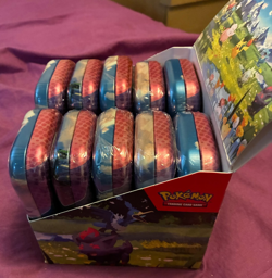 POKEMON TCG 10X ASCENDED HEROES MINI TINS SET - CDU DISPLAY CASE UNSEALED - Image 4