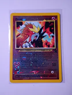Pokemon TCG Entei Black Star Promo Holo Card #34 2001 - Image 1