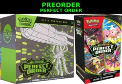 POKEMON TCG PERFECT ORDER BOOSTER BUNDLE + ELITE TRAINER BOX PREORDER 🔥 - Image 1