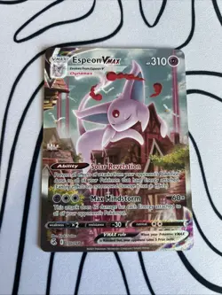 Pokemon TCG Espeon VMAX Alternate Art Secret PSA 10 270/264 Fusion Strike Gem.M - Image 1
