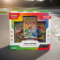 Pokemon First Partner Illustration Collection Series 1 Box Promo Special Edition - Image 1