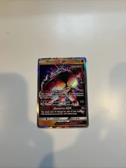 Pokemon TCG Buzzwole GX Crimson Invasion 57/111 Holo Ultra Rare - Image 1