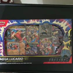 Pokemon TCG Mega Lucario ex Premium Figure Collection Box Factory Sealed - Image 1