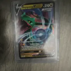 Pokemon Rayquaza V 110/203 Evolving Skies Ultra Rare Holo Rapid Strike - Image 1