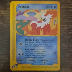 Delibird 49/144 Skyridge Regular Common Basic 50 HP English Pokemon TCG - Image 1