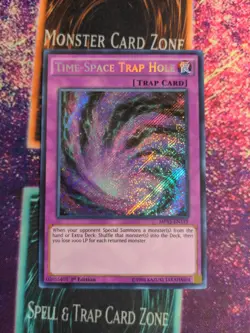 Yu-Gi-Oh! Time-Space Trap Hole MP15-EN119 1st Edition Secret Rare NM - Image 1