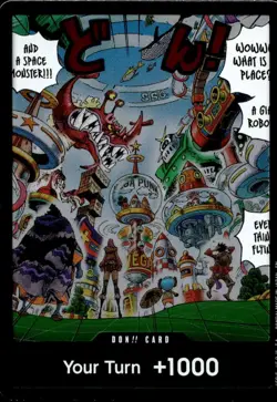2023 Bandai One Piece Tony Tony Chopper Roronoa Zoro Monkey D. Luffy DON!! Card - Image 1