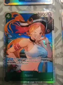 Nico Robin EB03-055 SR Foil One Piece Heroines Edition + Vivi 024 + Nami OP14 NM - Image 5