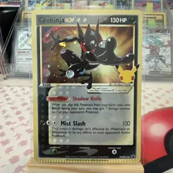 Pokemon Crimp Error Greninja SWSH144 SWSH Promo Card - Image 1