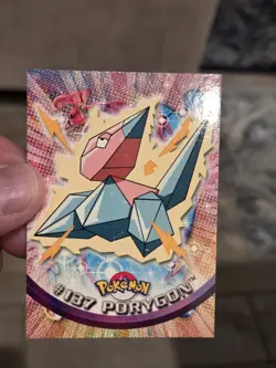 Topps Series 3 Pokemon TV Animation Card #137 Porygon - Non-Holo/Regular - Image 1