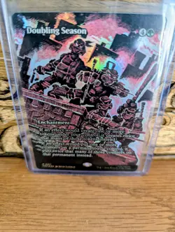 MTG TMNT Doubling Season (Borderless) Mythic Card (0011) - Image 1