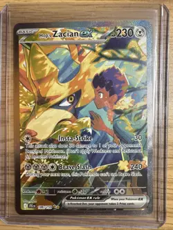 Pokemon TCG Hop's Zacian EX Card 186/159 - Image 1