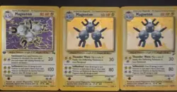 Pokemon TCG Magneton Fossil 1st ,Base Set 1&2 Cards Holo & Regular 1999 English - Image 1