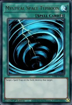 Mystical Space Typhoon - Ultra Rare 1st Edition RA02-EN048 - NM - YuGiOh - Image 1