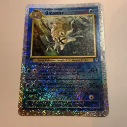Omastar Reverse Holo - 58/110 Legendary Collection Pokemon Card - 2002 - Image 1