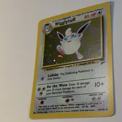 Pokemon TCG Wigglytuff 19/130 Base Set 2 Holo Rare 80 HP Balloon Card WOTC 2000 - Image 4