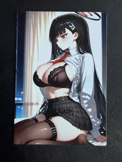 Goddess Story - Rio Tsukatsuki [Blue Archive] Custom ACG Sexy Anime Waifu Card - Image 1