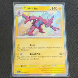 Toxtricity - 141/091 - Baby Shiny - Paldean Fates - Pokemon Card - NM/M - Image 1
