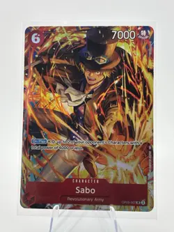 Bandai One Piece Card Game OP05 Foil SR Sabo OP05-007 Character English x4 - Image 3