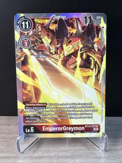 EmperorGreymon BT12-017 Across Time (SR) Digimon Card - Image 1