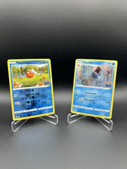 Gyarados Holo & Magikarp Reverse Holo (Mint/NM) Pokemon GO TCG Card Lot - Image 1