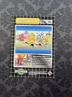 Ready for Battle Rookies! 2/34 Digimon Digital Monsters Trading Card Game 2000 - Image 2