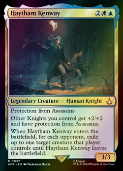 MTG Haytham Kenway Foil ** Assassin's Creed ** English (NM) - Image 1