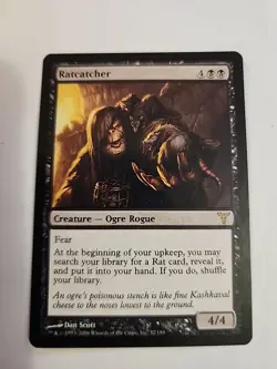 MtG Magic the Gathering 1x RATCATCHER - Black Rare Dissension NM-Mint English - Image 1