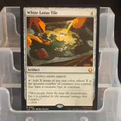 Magic: The Gathering White Lotus Tile Artifact 0262 TLA Avatar Franchise - Image 1
