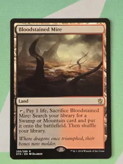 Bloodstained Mire Khans of Tarkir Regular - Image 1